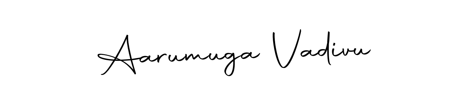Best and Professional Signature Style for Aarumuga Vadivu. Autography-DOLnW Best Signature Style Collection. Aarumuga Vadivu signature style 10 images and pictures png