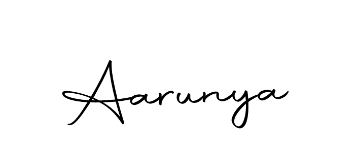 Also we have Aarunya name is the best signature style. Create professional handwritten signature collection using Autography-DOLnW autograph style. Aarunya signature style 10 images and pictures png