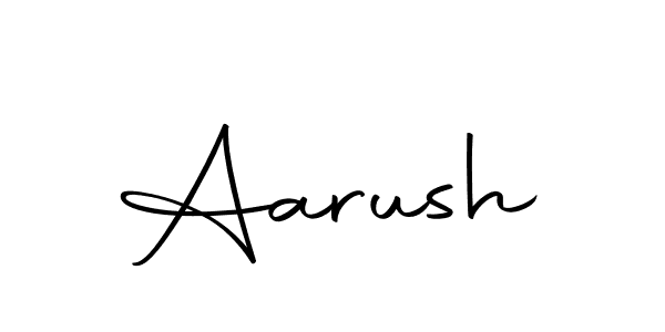 Create a beautiful signature design for name Aarush. With this signature (Autography-DOLnW) fonts, you can make a handwritten signature for free. Aarush signature style 10 images and pictures png