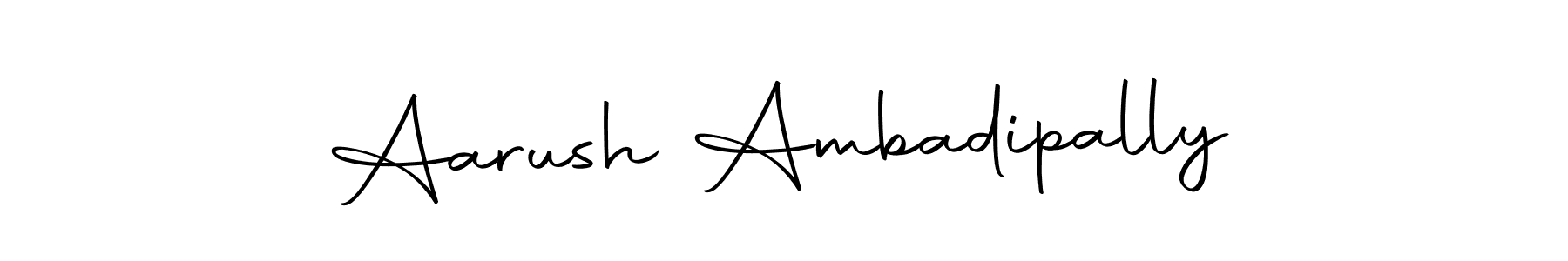 You should practise on your own different ways (Autography-DOLnW) to write your name (Aarush Ambadipally) in signature. don't let someone else do it for you. Aarush Ambadipally signature style 10 images and pictures png