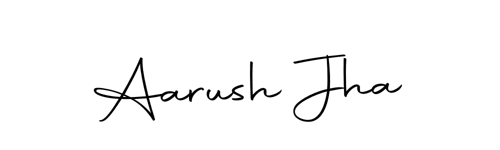 Create a beautiful signature design for name Aarush Jha. With this signature (Autography-DOLnW) fonts, you can make a handwritten signature for free. Aarush Jha signature style 10 images and pictures png