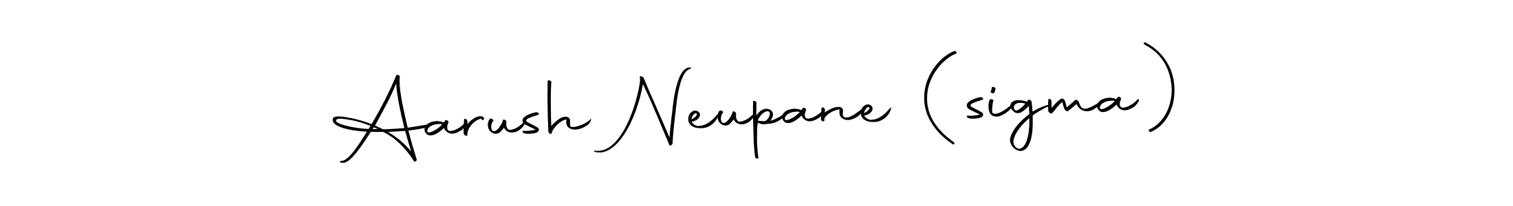 Design your own signature with our free online signature maker. With this signature software, you can create a handwritten (Autography-DOLnW) signature for name Aarush Neupane (sigma). Aarush Neupane (sigma) signature style 10 images and pictures png