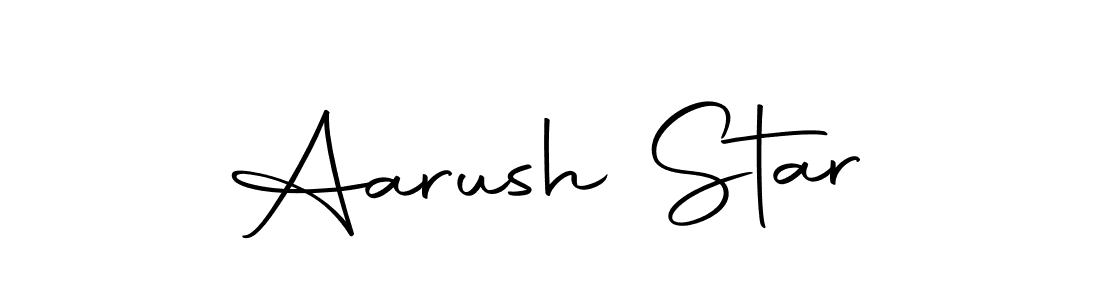 Design your own signature with our free online signature maker. With this signature software, you can create a handwritten (Autography-DOLnW) signature for name Aarush Star. Aarush Star signature style 10 images and pictures png