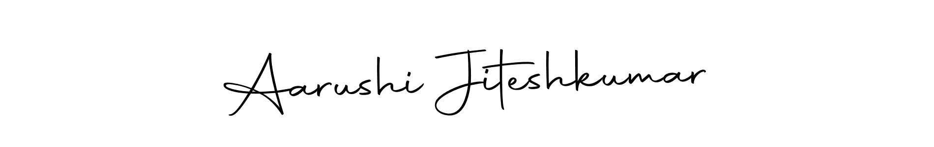 Make a beautiful signature design for name Aarushi Jiteshkumar. With this signature (Autography-DOLnW) style, you can create a handwritten signature for free. Aarushi Jiteshkumar signature style 10 images and pictures png