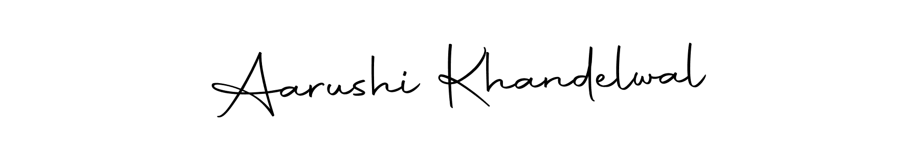 This is the best signature style for the Aarushi Khandelwal name. Also you like these signature font (Autography-DOLnW). Mix name signature. Aarushi Khandelwal signature style 10 images and pictures png