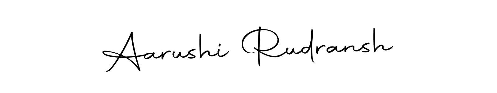 This is the best signature style for the Aarushi Rudransh name. Also you like these signature font (Autography-DOLnW). Mix name signature. Aarushi Rudransh signature style 10 images and pictures png