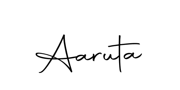 Use a signature maker to create a handwritten signature online. With this signature software, you can design (Autography-DOLnW) your own signature for name Aaruta. Aaruta signature style 10 images and pictures png