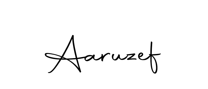 You should practise on your own different ways (Autography-DOLnW) to write your name (Aaruzef) in signature. don't let someone else do it for you. Aaruzef signature style 10 images and pictures png
