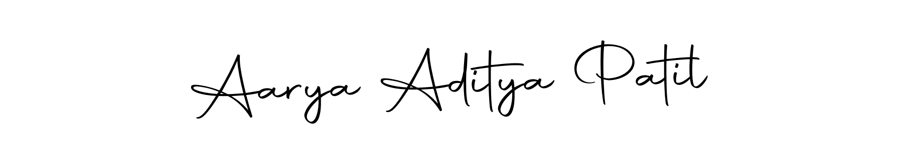 Autography-DOLnW is a professional signature style that is perfect for those who want to add a touch of class to their signature. It is also a great choice for those who want to make their signature more unique. Get Aarya Aditya Patil name to fancy signature for free. Aarya Aditya Patil signature style 10 images and pictures png