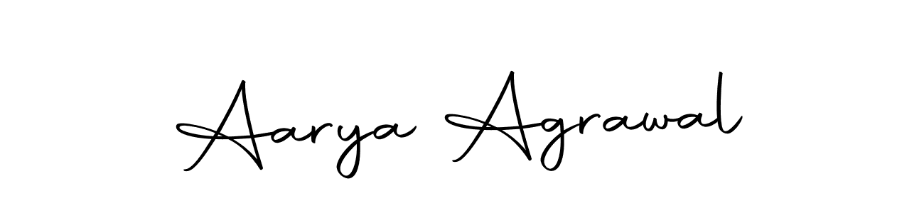 Design your own signature with our free online signature maker. With this signature software, you can create a handwritten (Autography-DOLnW) signature for name Aarya Agrawal. Aarya Agrawal signature style 10 images and pictures png