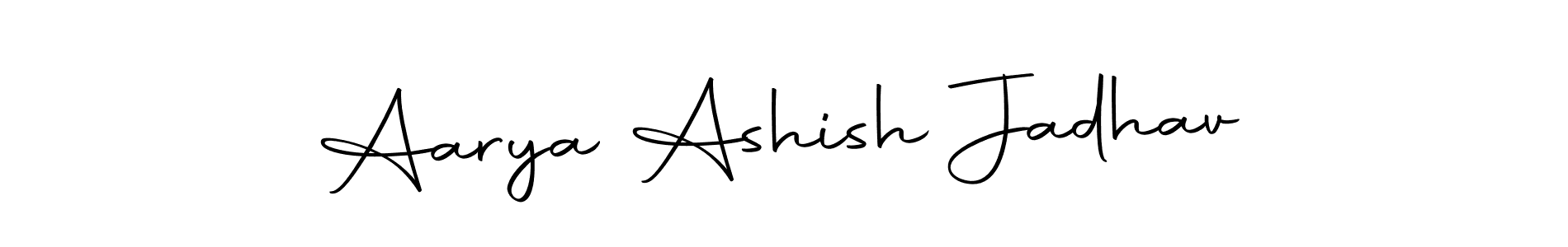 Make a beautiful signature design for name Aarya Ashish Jadhav. Use this online signature maker to create a handwritten signature for free. Aarya Ashish Jadhav signature style 10 images and pictures png