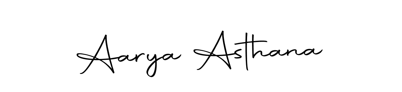 The best way (Autography-DOLnW) to make a short signature is to pick only two or three words in your name. The name Aarya Asthana include a total of six letters. For converting this name. Aarya Asthana signature style 10 images and pictures png