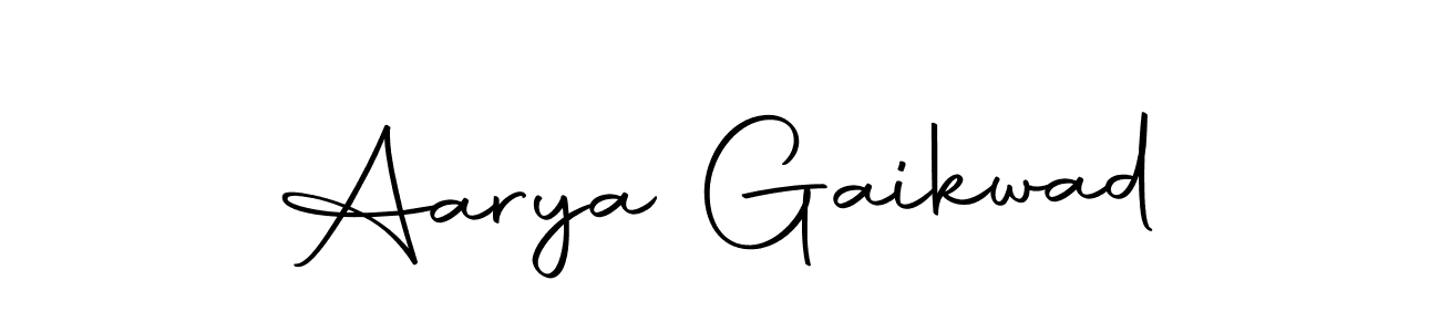 Make a beautiful signature design for name Aarya Gaikwad. With this signature (Autography-DOLnW) style, you can create a handwritten signature for free. Aarya Gaikwad signature style 10 images and pictures png