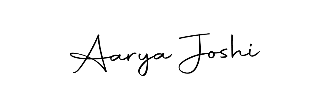 Make a beautiful signature design for name Aarya Joshi. With this signature (Autography-DOLnW) style, you can create a handwritten signature for free. Aarya Joshi signature style 10 images and pictures png