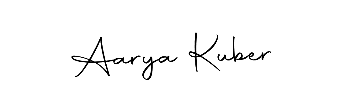 You can use this online signature creator to create a handwritten signature for the name Aarya Kuber. This is the best online autograph maker. Aarya Kuber signature style 10 images and pictures png