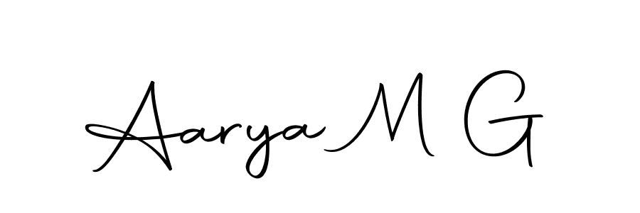 This is the best signature style for the Aarya M G name. Also you like these signature font (Autography-DOLnW). Mix name signature. Aarya M G signature style 10 images and pictures png