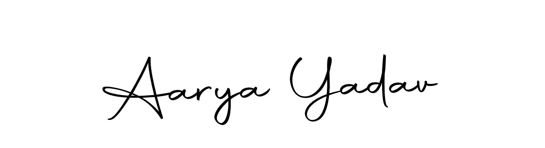 How to make Aarya Yadav signature? Autography-DOLnW is a professional autograph style. Create handwritten signature for Aarya Yadav name. Aarya Yadav signature style 10 images and pictures png