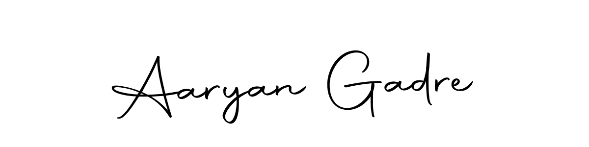 Design your own signature with our free online signature maker. With this signature software, you can create a handwritten (Autography-DOLnW) signature for name Aaryan Gadre. Aaryan Gadre signature style 10 images and pictures png