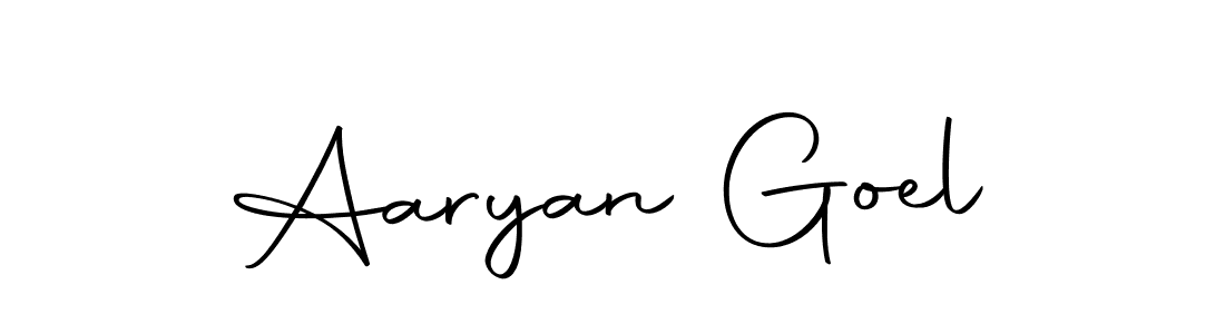 Also we have Aaryan Goel name is the best signature style. Create professional handwritten signature collection using Autography-DOLnW autograph style. Aaryan Goel signature style 10 images and pictures png