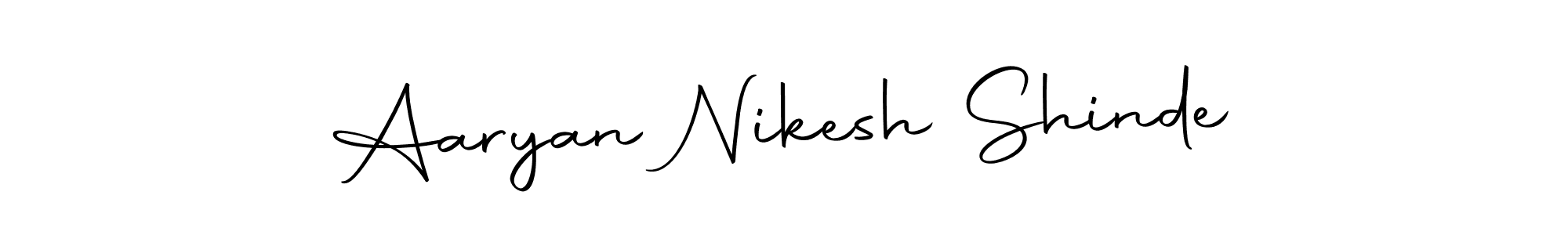 Similarly Autography-DOLnW is the best handwritten signature design. Signature creator online .You can use it as an online autograph creator for name Aaryan Nikesh Shinde. Aaryan Nikesh Shinde signature style 10 images and pictures png