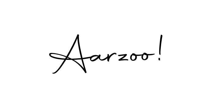 Create a beautiful signature design for name Aarzoo!. With this signature (Autography-DOLnW) fonts, you can make a handwritten signature for free. Aarzoo! signature style 10 images and pictures png