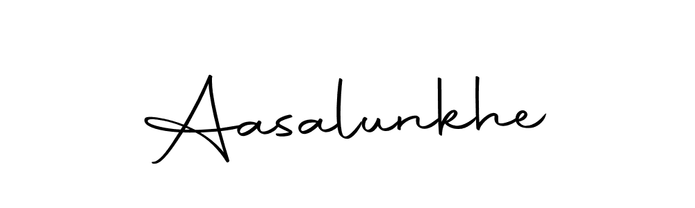 Similarly Autography-DOLnW is the best handwritten signature design. Signature creator online .You can use it as an online autograph creator for name Aasalunkhe. Aasalunkhe signature style 10 images and pictures png