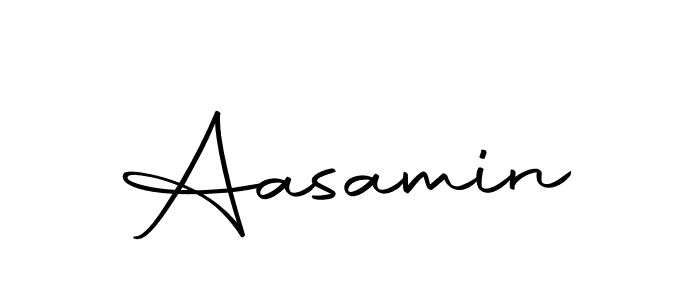 How to make Aasamin name signature. Use Autography-DOLnW style for creating short signs online. This is the latest handwritten sign. Aasamin signature style 10 images and pictures png