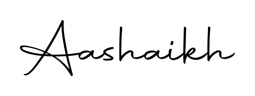 A stylish, flowing autograph style designed for name Aashaikh using Autography-DOLnW typography. Perfect for digital creative projects. Aashaikh signature style 10 images and pictures png