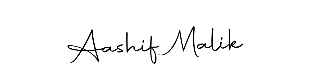 How to make Aashif Malik name signature. Use Autography-DOLnW style for creating short signs online. This is the latest handwritten sign. Aashif Malik signature style 10 images and pictures png