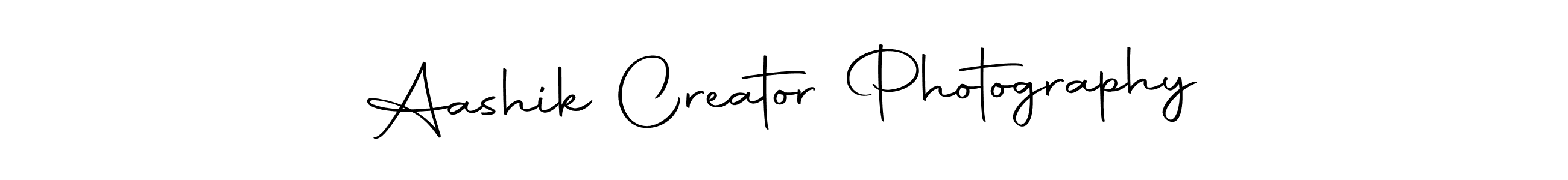 Make a beautiful signature design for name Aashik Creator Photography. Use this online signature maker to create a handwritten signature for free. Aashik Creator Photography signature style 10 images and pictures png