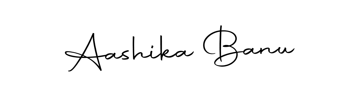 Make a beautiful signature design for name Aashika Banu. With this signature (Autography-DOLnW) style, you can create a handwritten signature for free. Aashika Banu signature style 10 images and pictures png