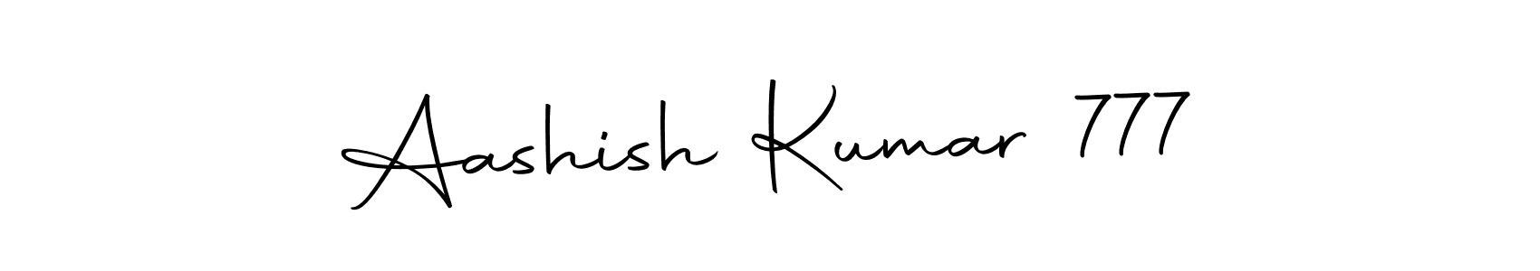 How to make Aashish Kumar 777 name signature. Use Autography-DOLnW style for creating short signs online. This is the latest handwritten sign. Aashish Kumar 777 signature style 10 images and pictures png