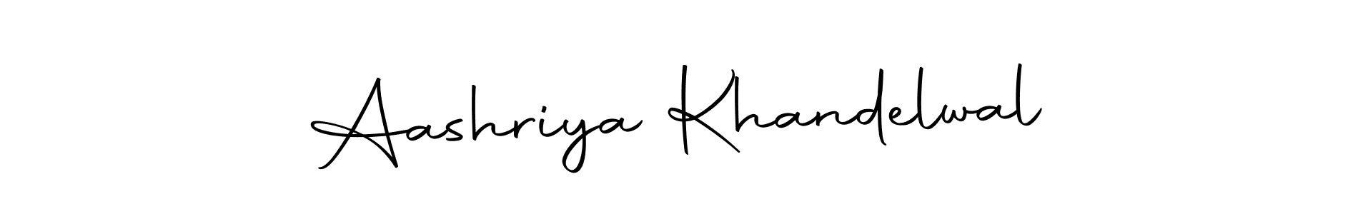 Make a beautiful signature design for name Aashriya Khandelwal. With this signature (Autography-DOLnW) style, you can create a handwritten signature for free. Aashriya Khandelwal signature style 10 images and pictures png
