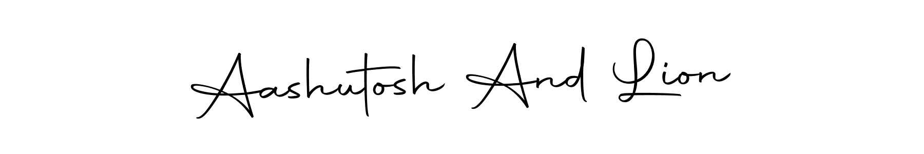 Use a signature maker to create a handwritten signature online. With this signature software, you can design (Autography-DOLnW) your own signature for name Aashutosh And Lion. Aashutosh And Lion signature style 10 images and pictures png
