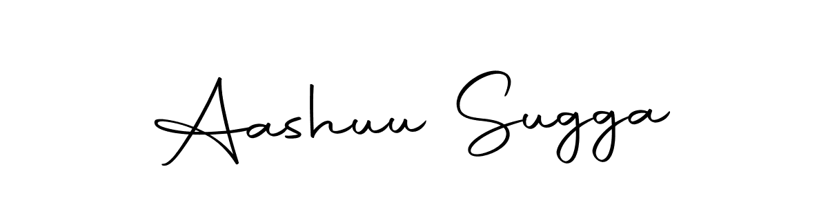 Also we have Aashuu Sugga name is the best signature style. Create professional handwritten signature collection using Autography-DOLnW autograph style. Aashuu Sugga signature style 10 images and pictures png