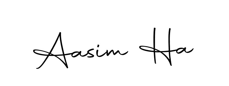 Make a beautiful signature design for name Aasim Ha. Use this online signature maker to create a handwritten signature for free. Aasim Ha signature style 10 images and pictures png