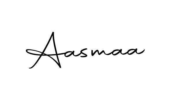 Create a beautiful signature design for name Aasmaa. With this signature (Autography-DOLnW) fonts, you can make a handwritten signature for free. Aasmaa signature style 10 images and pictures png