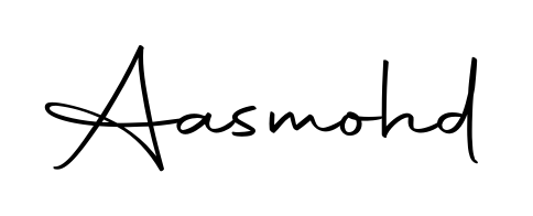 Also we have Aasmohd name is the best signature style. Create professional handwritten signature collection using Autography-DOLnW autograph style. Aasmohd signature style 10 images and pictures png