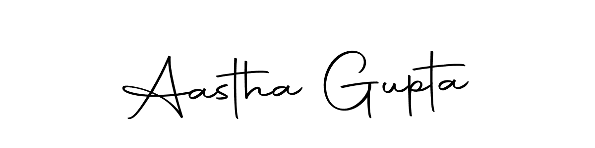 Make a beautiful signature design for name Aastha Gupta. With this signature (Autography-DOLnW) style, you can create a handwritten signature for free. Aastha Gupta signature style 10 images and pictures png