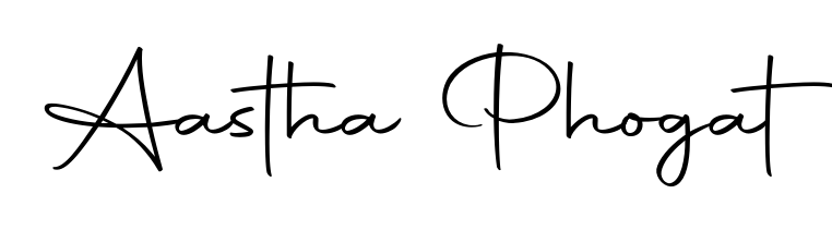 Download transparent PNG signature for name Aastha Phogat styled with Autography-DOLnW font. Ready to paste directly into PDF and Word agreements. Aastha Phogat signature style 10 images and pictures png