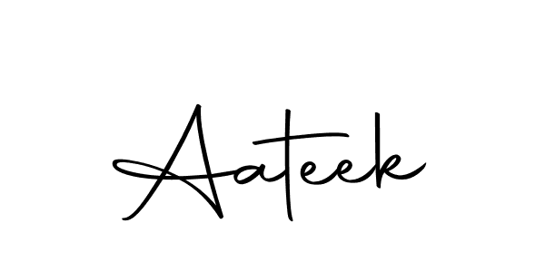 Create a beautiful signature design for name Aateek. With this signature (Autography-DOLnW) fonts, you can make a handwritten signature for free. Aateek signature style 10 images and pictures png