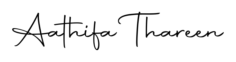 Express your personality with a custom Aathifa Thareen signature crafted with Autography-DOLnW typography. Free transparent PNG download available. Aathifa Thareen signature style 10 images and pictures png
