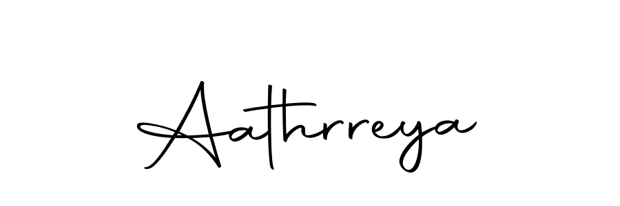 Make a beautiful signature design for name Aathrreya. With this signature (Autography-DOLnW) style, you can create a handwritten signature for free. Aathrreya signature style 10 images and pictures png