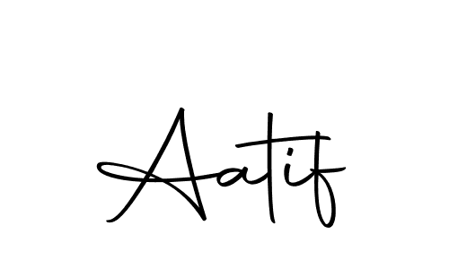 Also we have Aatif name is the best signature style. Create professional handwritten signature collection using Autography-DOLnW autograph style. Aatif signature style 10 images and pictures png