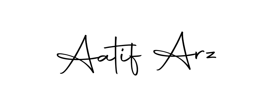 Make a beautiful signature design for name Aatif Arz. With this signature (Autography-DOLnW) style, you can create a handwritten signature for free. Aatif Arz signature style 10 images and pictures png