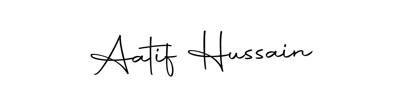 Make a beautiful signature design for name Aatif Hussain. Use this online signature maker to create a handwritten signature for free. Aatif Hussain signature style 10 images and pictures png