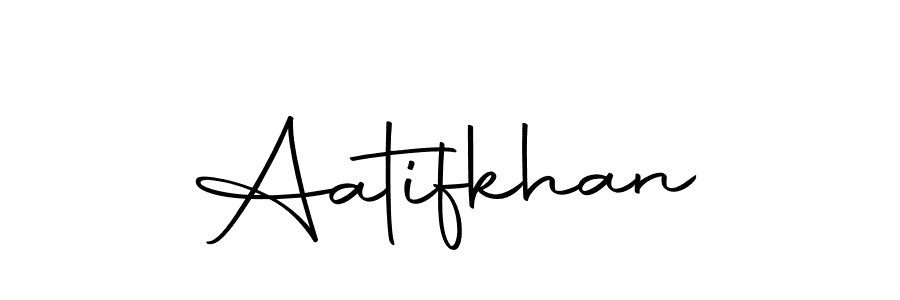 Also we have Aatifkhan name is the best signature style. Create professional handwritten signature collection using Autography-DOLnW autograph style. Aatifkhan signature style 10 images and pictures png