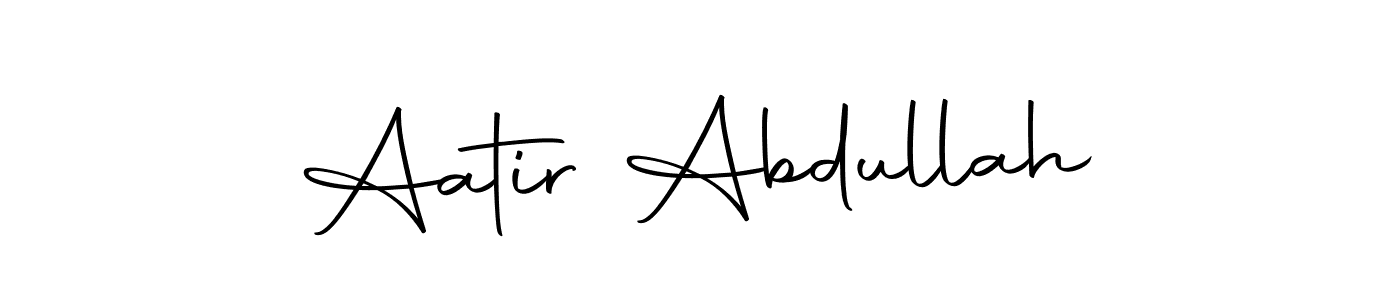 Make a beautiful signature design for name Aatir Abdullah. With this signature (Autography-DOLnW) style, you can create a handwritten signature for free. Aatir Abdullah signature style 10 images and pictures png