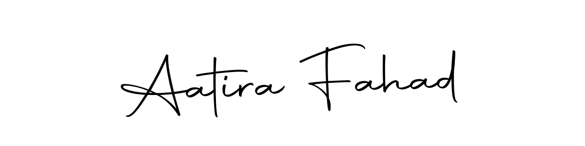 Use a signature maker to create a handwritten signature online. With this signature software, you can design (Autography-DOLnW) your own signature for name Aatira Fahad. Aatira Fahad signature style 10 images and pictures png