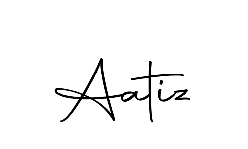 How to make Aatiz signature? Autography-DOLnW is a professional autograph style. Create handwritten signature for Aatiz name. Aatiz signature style 10 images and pictures png